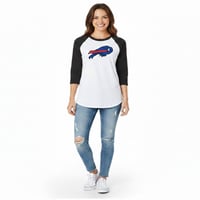 Image 2 of BILLS (REFIX) RAGLAN SHIRT (BLK)