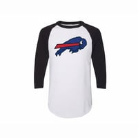 Image 1 of BILLS (REFIX) RAGLAN SHIRT (BLK)