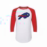 Image 1 of BILLS (REFIX) RAGLAN SHIRT (RED)