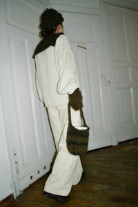 Image 2 of furry bucket bag