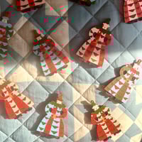 Image 1 of Christmas Lady Decoration 