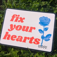 Fix Your Hearts Vinyl Sticker