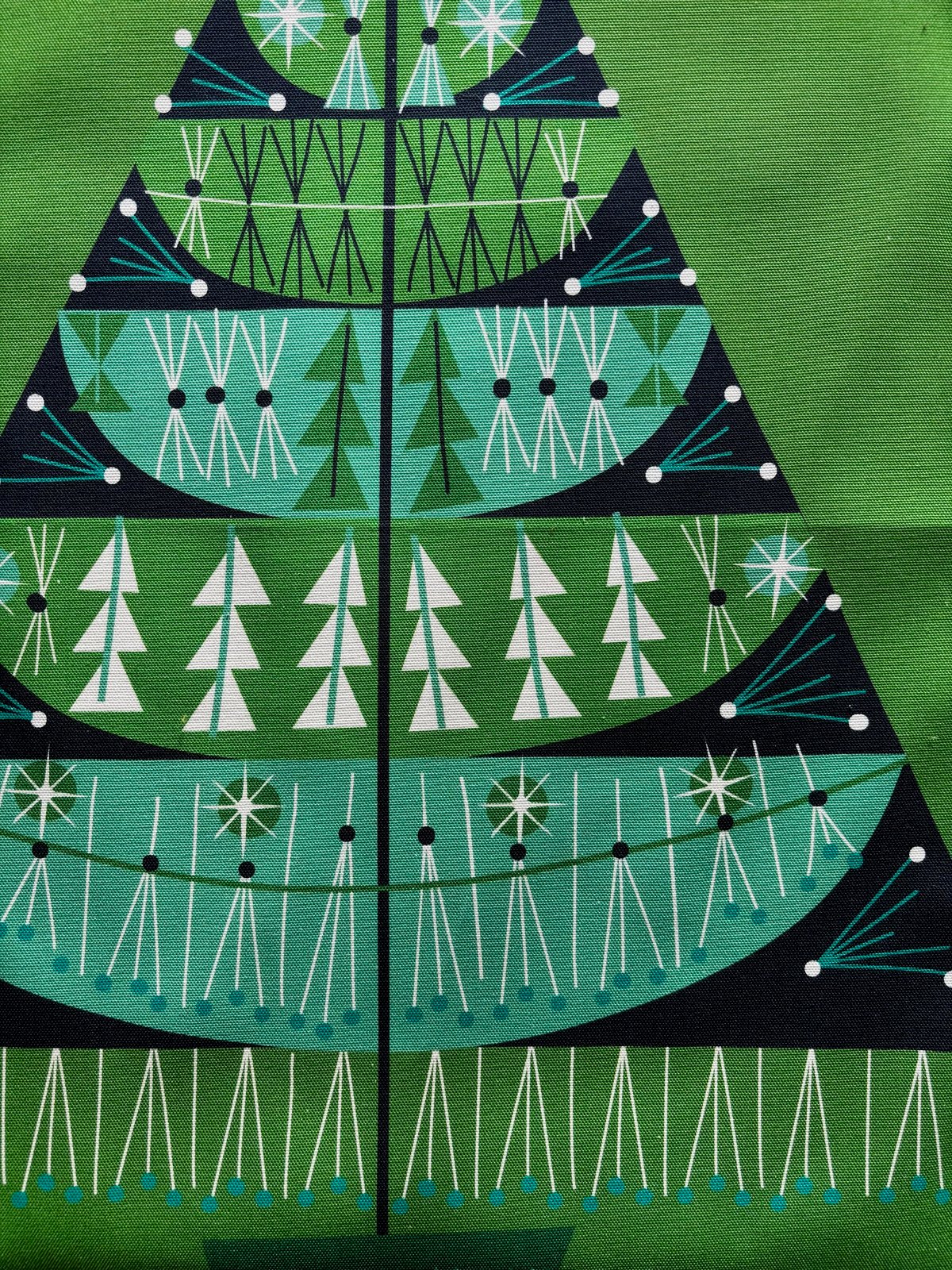 Nordic Xmas Tree /Scandi Xmas Angel Teatowel