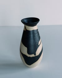 Image 1 of Flared Brù Vase A - Black Wave