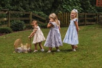 Image 5 of Lavender Damask Girls Dress 