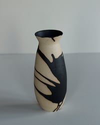 Image 1 of Flared Brù Vase B - Black Wave