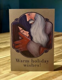Image 2 of Christmas card (blue)