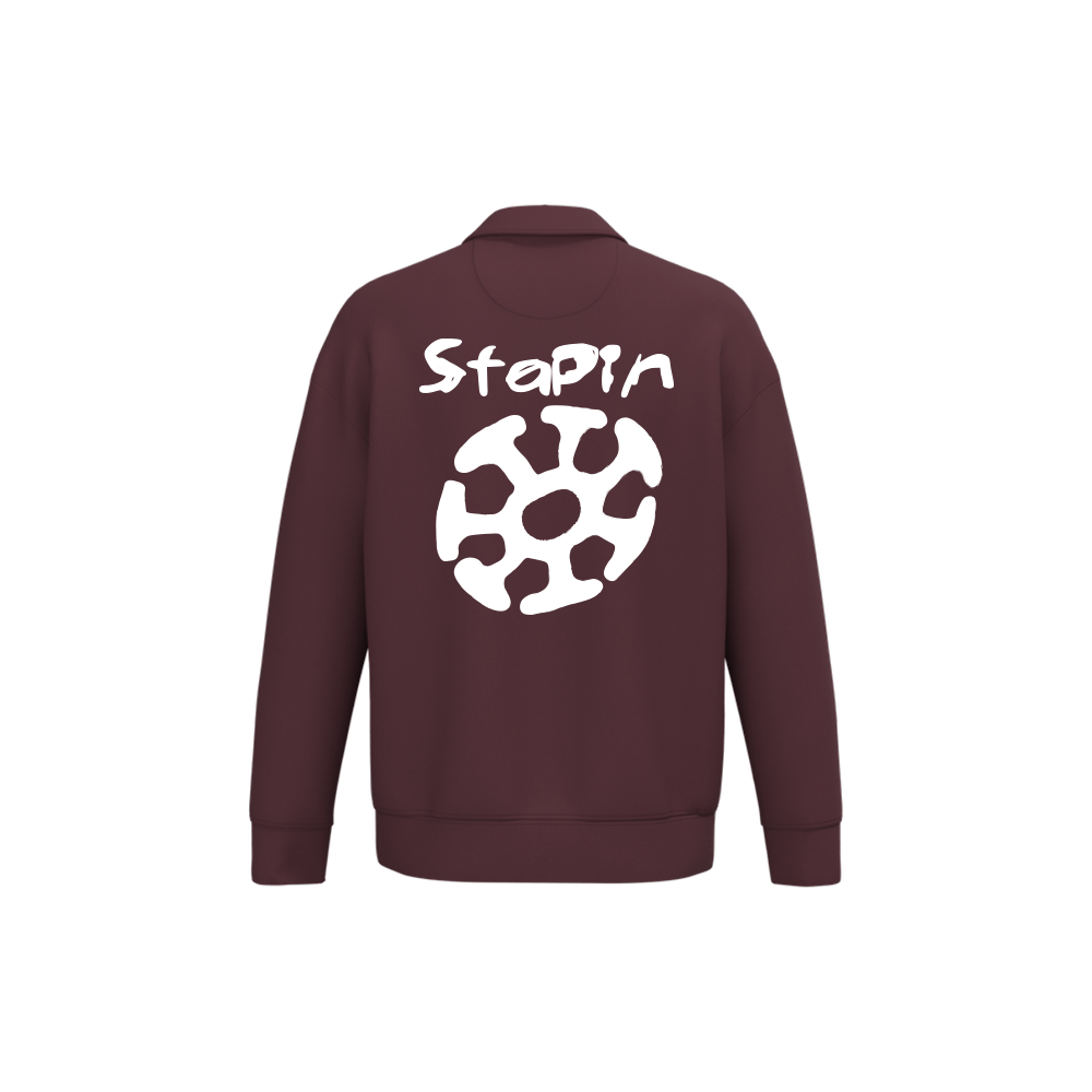 Image of Sweat-shirt quart zip col polo Star