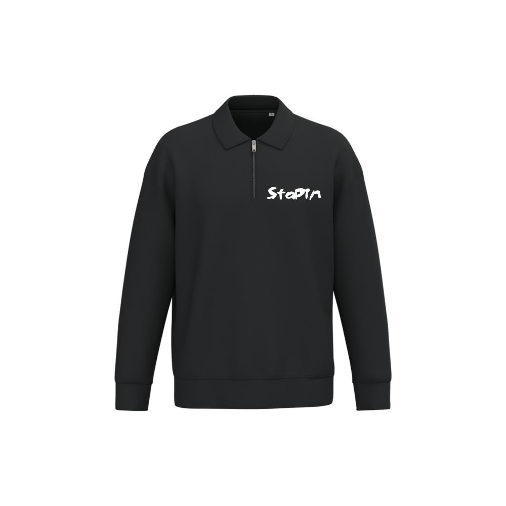 Image of Sweat-shirt quart zip col polo Star