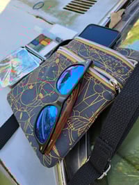 Image 5 of Charcoal Copper Modern Cincinnati Nature Two Zip Crossbody Bag 