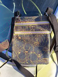 Image 1 of Charcoal Copper Modern Cincinnati Nature Two Zip Crossbody Bag 