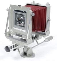 Image 4 of Graflex Graphic VIEW 4X5 Camera w/ Rodenstock 127mm F4.7 lens + holders + case