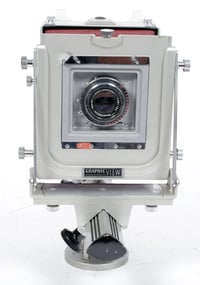 Image 3 of Graflex Graphic VIEW 4X5 Camera w/ Rodenstock 127mm F4.7 lens + holders + case