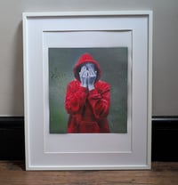 Image 1 of (With)out Hand Finished Print Green Middle