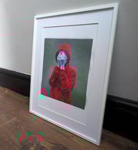 Image 2 of (With)out Hand Finished Print Green Left