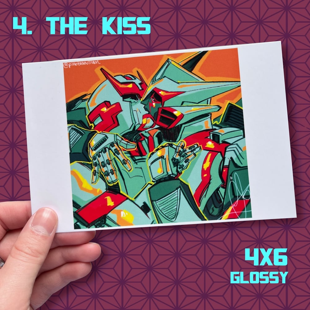 Image of Dratchet Kiss Postcard