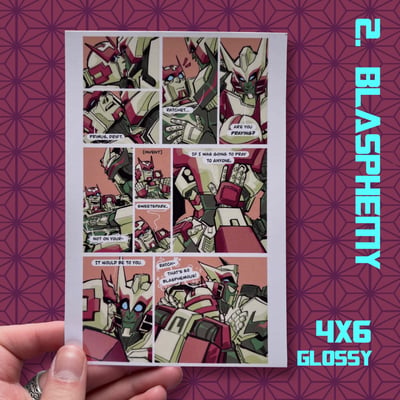 Image of Blasphemy Postcard