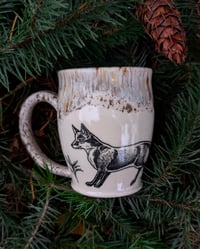 Image 2 of Fox Yule Mug