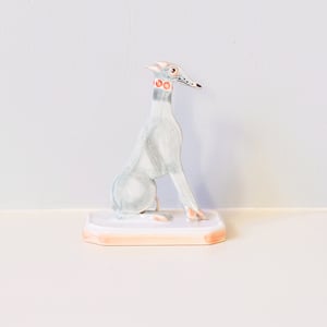 Image of Miniature Whippet Ornament - Blue
