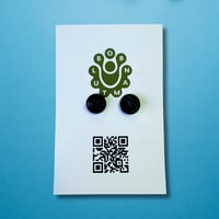 Image 4 of Tiger in a Trance White Enamel Pin, Limited Run of 20