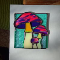 Image 4 of Stained Glass Mushrooms - Lava Lamp