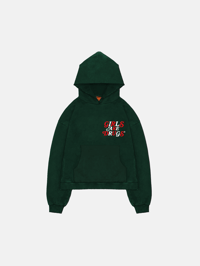 Image 2 of GIRLS ARE DRUGS® "ST. NICK" HOODIES - PINE GREEN