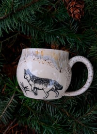 Image 3 of Wolf Yule Mug
