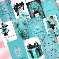 Image 2 of Planner Dashboard Cover - set of 12 Tiffany