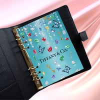Image 1 of Planner Dashboard Cover - set of 12 Tiffany