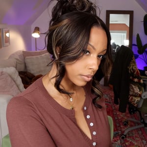 Image of Yaki Straight With Blonde Highlights Invisible Drawstring Fitted Glueless 360 HD Lace Wig [HLW14]