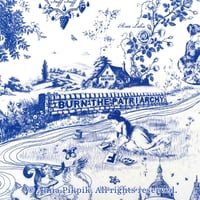 Image 2 of Feminist Toile de Jouy fabric <small>(premium cotton poplin)</small>