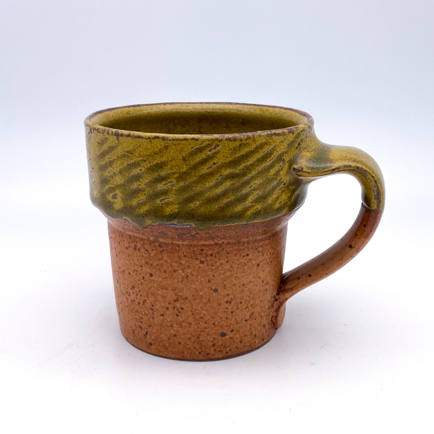 Image of Coffee Mug (yellow+salmon)