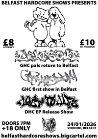 LIGHTS OUT (Glasgow) + GRANDSLAM (Glasgow) + LOST TO LIFE (Dublin) 24/1/2026