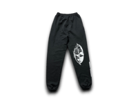 Image 2 of Lauren Hill Ny War art dept upcycled screen print black/white sweatpants