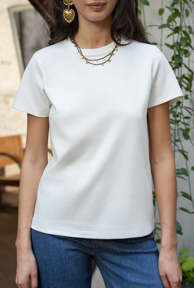 Image of T- Shirt BASIC Blanc