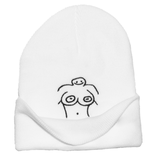 WHITE TITTY MONSTER® BEANIE