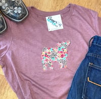 Floral Show Steer T-Shirt
