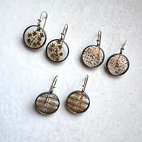 Image 2 of Botanicals under glass earrings 