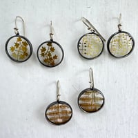 Image 3 of Botanicals under glass earrings 