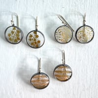 Image 7 of Botanicals under glass earrings 