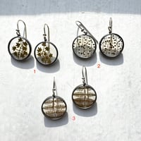 Image 1 of Botanicals under glass earrings 