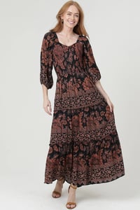 Image 3 of Winter Floral Maxi 