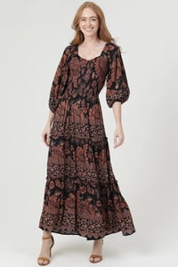 Image 1 of Winter Floral Maxi 