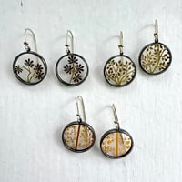 Image 3 of Sm Botanicals under glass earrings 