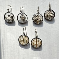 Image 2 of Sm Botanicals under glass earrings 