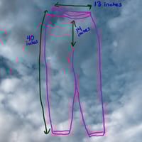 Image 2 of "Garden Diver" sweatpants Medium