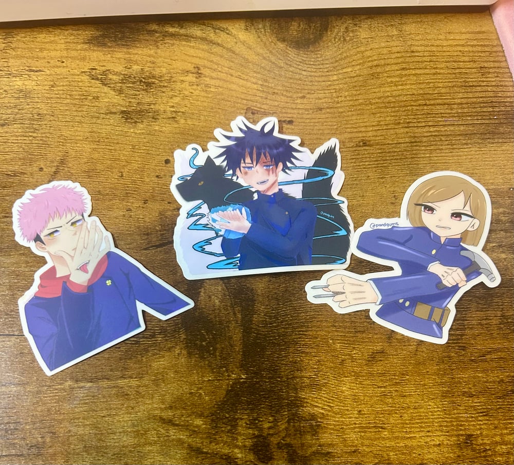 Image of jujutsu kaisen stickers