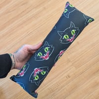 Happy Black Cat Jumbo Catnip Kicker Toy