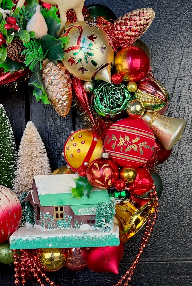 Image of Home for Christmas Wreath