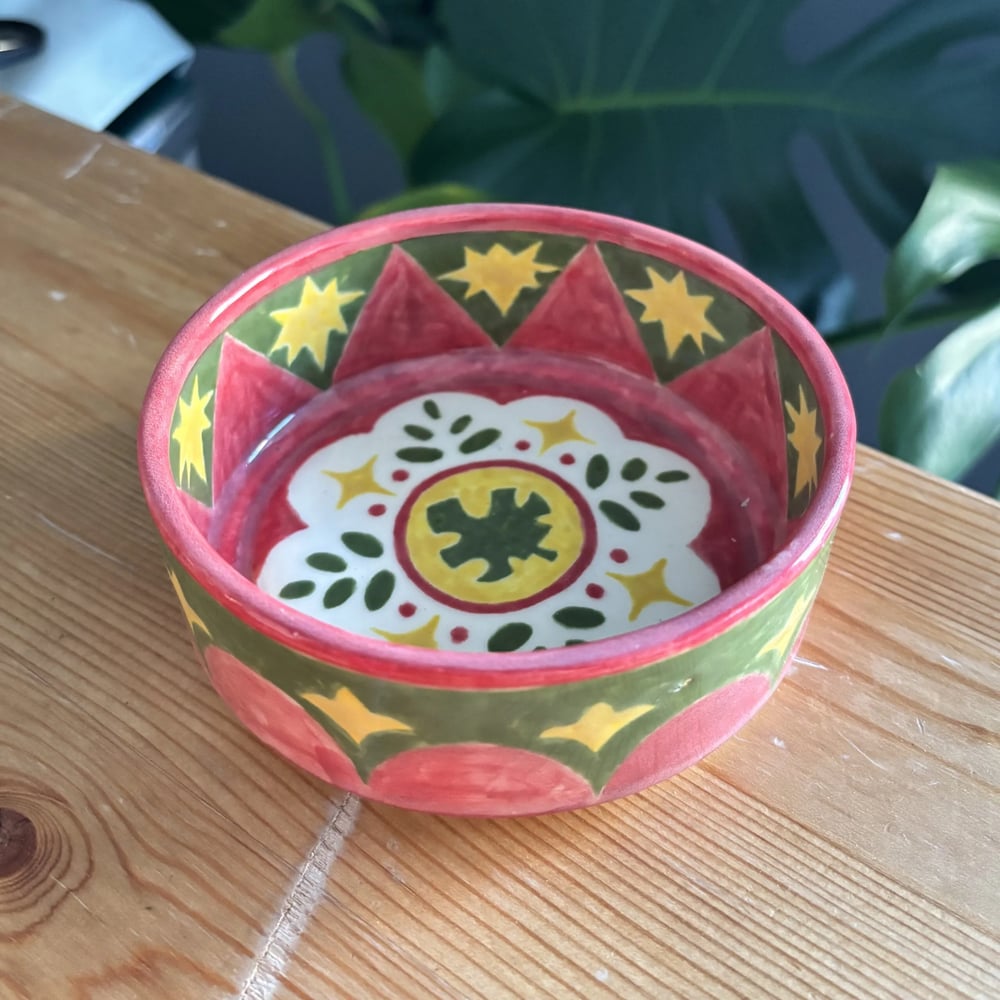 Image of Handpainted Ceramic Planter